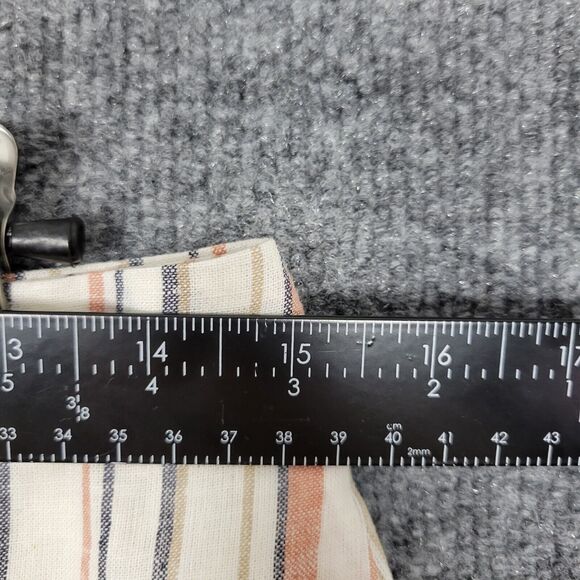 NWT FREE PEOPLE OB780502 Stripes on Sunday Linen Lined Button Up Skirt SIZE 6 - Picture 11 of 16